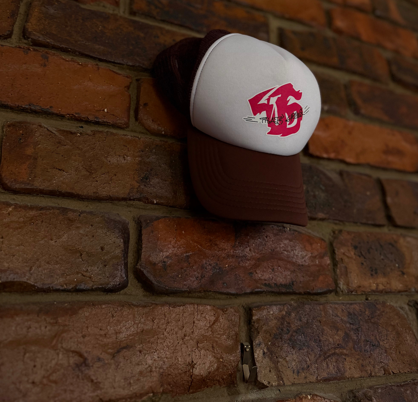 That's Grouse Brown Polymesh Truckers Cap