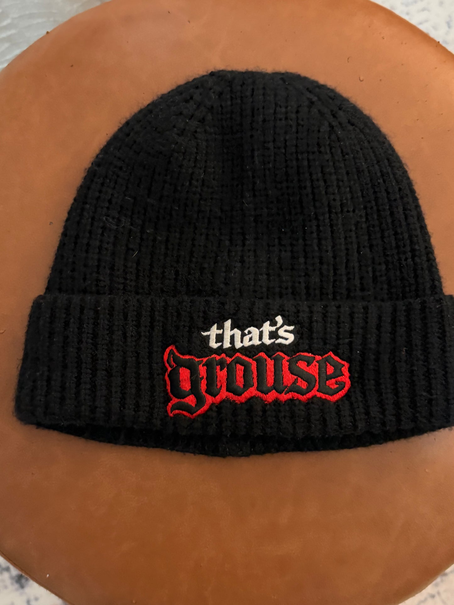 That's Grouse Black Beanie