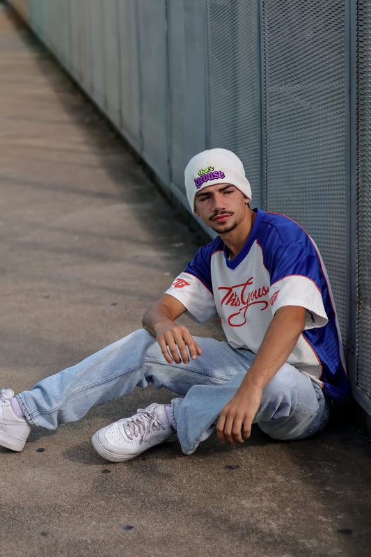 That's Grouse White Beanie