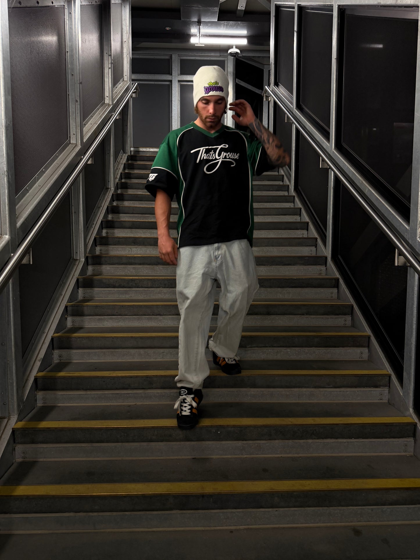 That's Grouse Black & Green Jersey