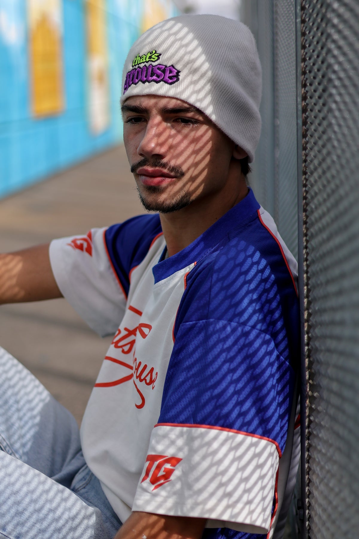 That's Grouse White Beanie