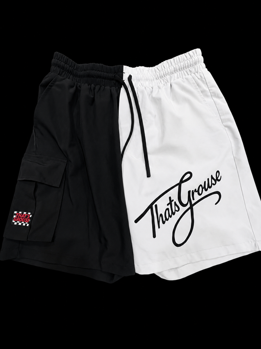 Black & White Board Shorts