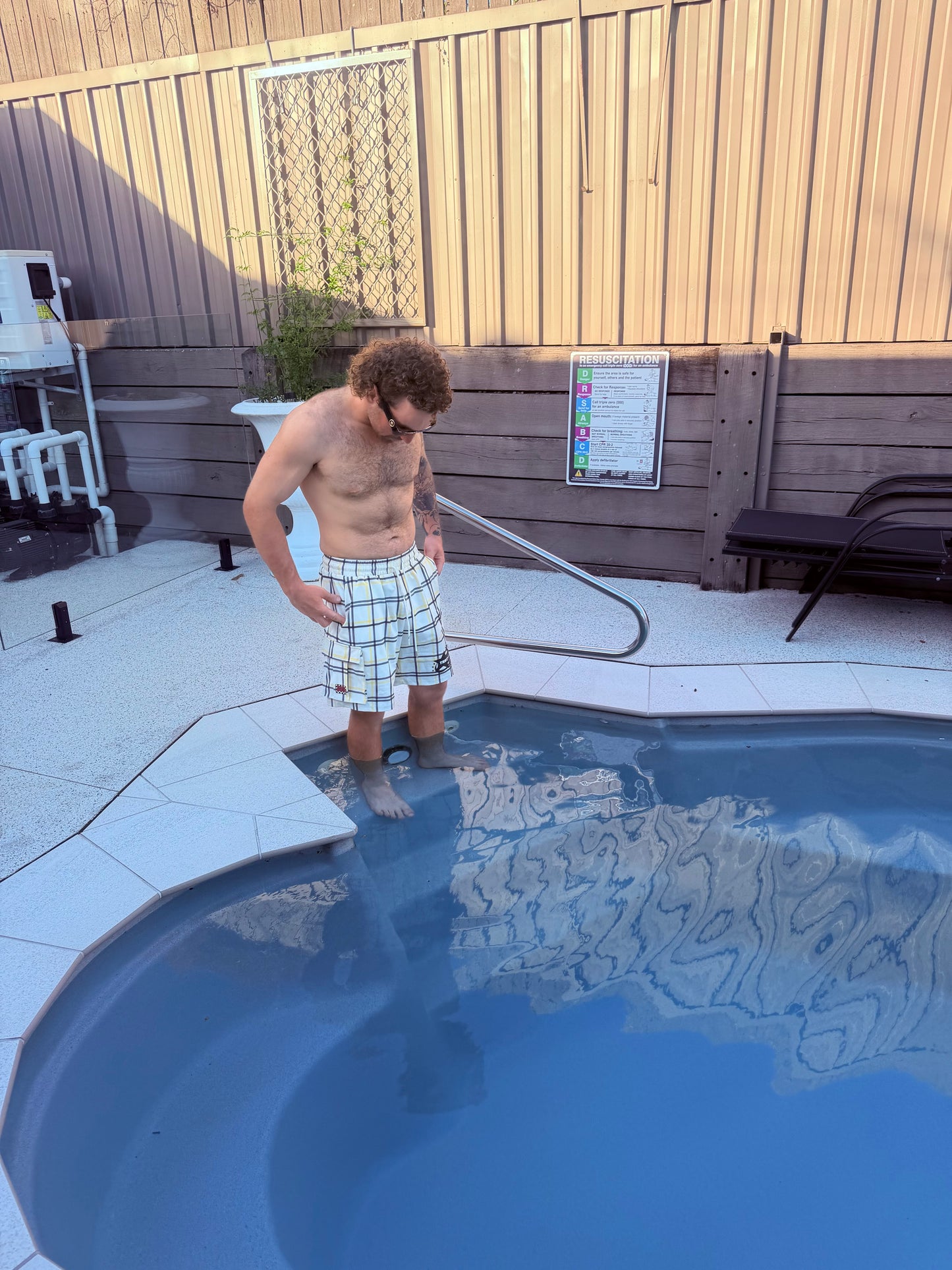 Plaid Board Shorts