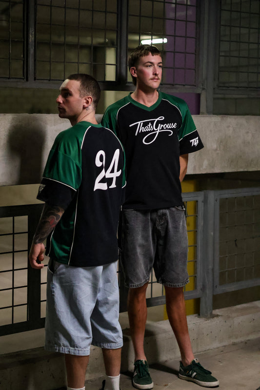 That's Grouse Black & Green Jersey