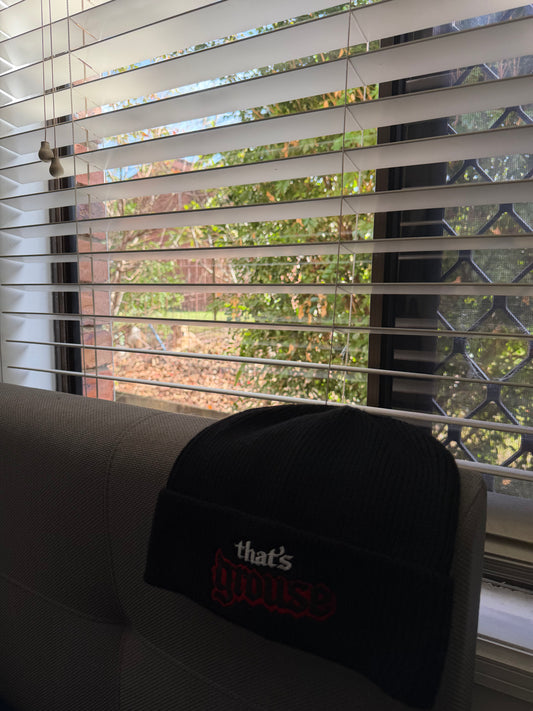 That's Grouse Black Beanie